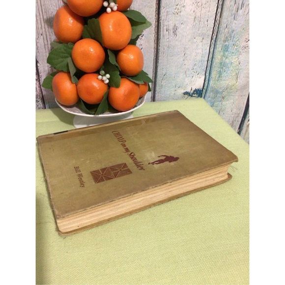 1960 Hardback Chimp On My Shoulder By Bill Wesley First Edition 🍒💕 - Picture 7 of 14